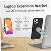 Angoily Magnetic Foldable Phone Holder for Laptop Desk Stand Clip Side Mount for Laptop Monitor view 2