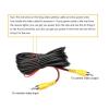 ACGTUY 6/10/15M R/CA Video Cable Compatible with The Car Rear View Reverse Camera AV Extension Wire Adapter Compatible with The Backup Car Multimedia M>oni>tor E1(10m) view 4