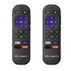 2 Pack - OEM Replacement Remote Control Compatible with All TCL Roku Smart TVs with Voice ControlNot for Roku Stick and Roku Box (Netflix/Disney Plus/Global TV/Google Play) view 1