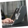 TEHAUX Magnetic Phone Holder for Desk Mobile Phone Holder Fixed Clip Flat Monitor Side Mount Clip for Laptop Foldable Design view 3