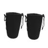 HOMOBABE 2pcs Xl Neoprene Camera Lens Pouch Bag Shockproof Thermal Insulation Protector for Lens Drawstring Design for and Professional Photography Accessories view 1