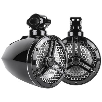Skar Audio SK65MB-TWR 6.5" 2-Way Marine Full Range 320 Watt Coaxial Tower Speakers, Pair (Black)