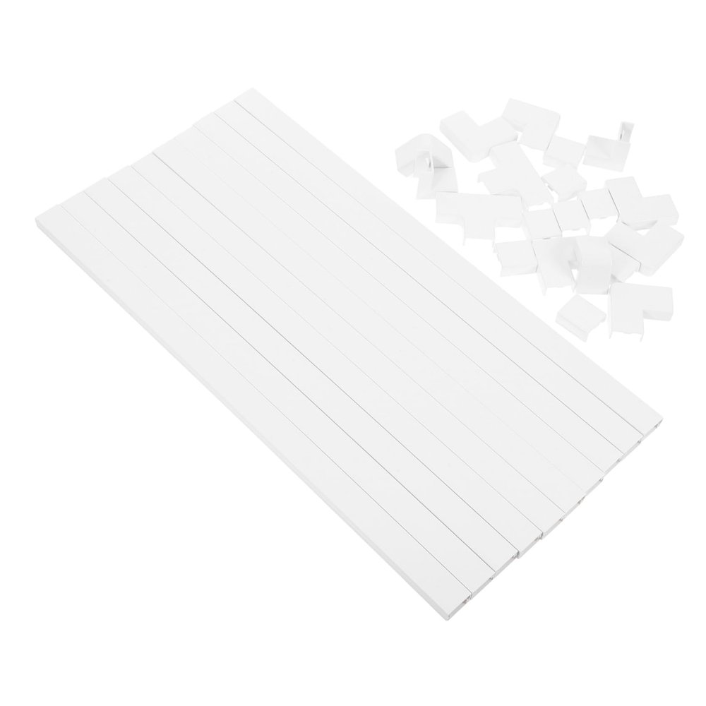 Alipis Cord Hider Strips Wall Wire Covers Easy to Install Fire Retardant PVC Hide Cords No Drilling