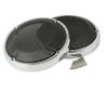 6.5 Inch Saddlebag Lid Ventilated Fairing Speaker Grill Cover Compatible With Touring Motorcycles 1983 To 2022(Chrome) view 1