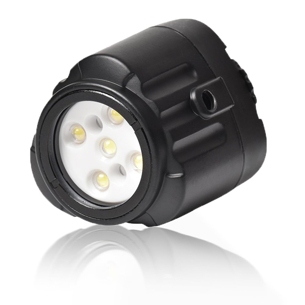 JatureClets LED Video Light on Camera, SL-18 Diving Light Compatible with Gopro, Waterproof 130FT/40M, White Red Blue Camera Fill Lights, Underwater Photography Lighting, CRI95+ Dimmable 7500K