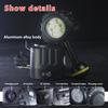JatureClets LED Video Light on Camera, SL-18 Diving Light Compatible with Gopro, Waterproof 130FT/40M, White Red Blue Camera Fill Lights, Underwater Photography Lighting, CRI95+ Dimmable 7500K view 3