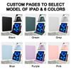Klsify Custom Photo 360 Rotate Stand Case for iPad Pro Air Mini, Personalized Collage Pictures Image Text Design Customize Tablet Cover Shockproof Shell Smart Auto Wake/Sleep, Multi-Angle Holder view 3