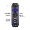 2 Pack - OEM Replacement Remote Control fit for All TCL Roku Smart TVsOnly Works with TCL Roku TV, Not for Roku Stick and Roku Box (Netflix/Apple TV+ / Paramount+ / HBO Max) view 4