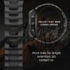 22mm Mecha Steel Bands Compatible for Garmin Fenix 8 47mm/7/6/5 Band,Quick Fit Rugged Utra Metal Strap with Folding Clasp for Fenix 5 Plus/Epix Gen 2/Forerunner 965/Epix Pro 47mm/45mm Instinct 3/2 Men view 2