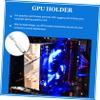 JECOMPRIS Vertical Gpu Support Bracket Sturdy Graphics Card Holder for Secure Installation Sleek Design to Prevent Gpu Sag Compatible Various Computer Cases Easy to Install Magnetic Base view 4