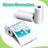 Phomemo Sticker Printer- T02 Print Pods Mini Sticker Printer Maker with Transparent Single-Color Sticker Pink, Blue, Green view 3