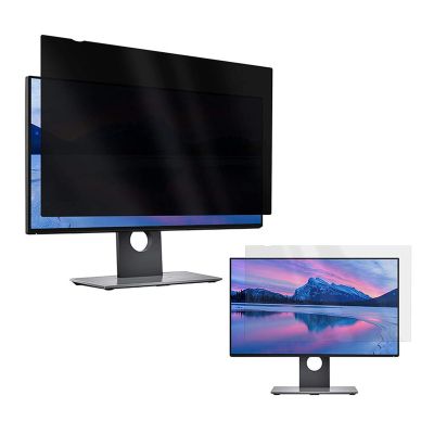 2Pcs 24 Inch Computer Screen Filter for 16:9 Aspect Ratio Widescreen Monitor, Eye Caring Screen Protector Film, Anti Glare, Anti Scratch