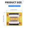 FOCMKEAS FFC FPC Extension Board,0.5 Pitch to 0.5 Pitch 22 Pin to 22 Pin Single Side PCB Extend Zip HDD Connector for DVD 3D Printer Laptop view 2