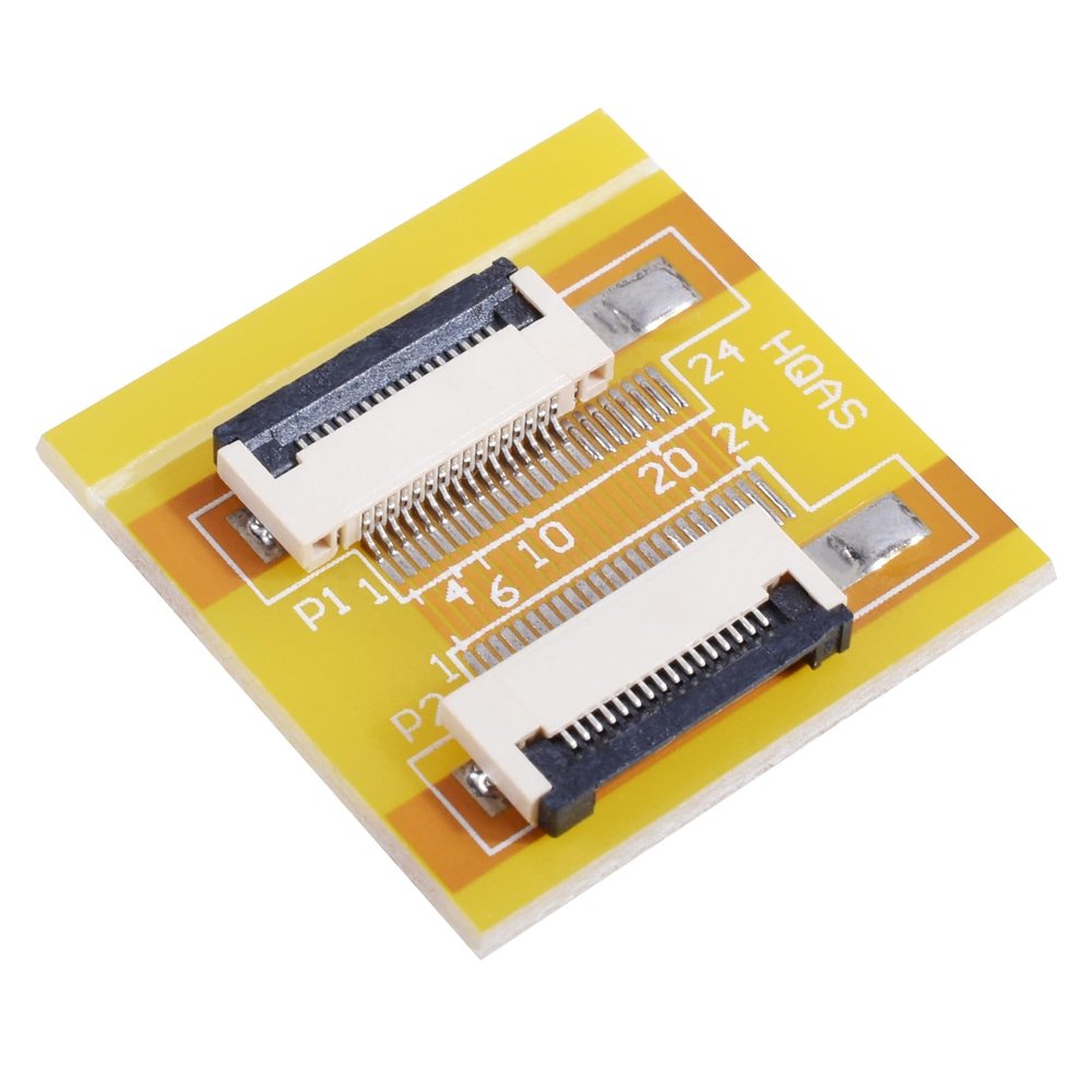 FOCMKEAS FFC FPC Extension Board,0.5 Pitch to 0.5 Pitch 12 Pin to 12 Pin Single Side PCB Extend Zip HDD Connector for DVD 3D Printer Laptop