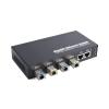 WSOLDMA Gigabit SFP Media Converter - 4 SFP to 2 RJ45 Transceiver, 10/100/1000M Fiber Optic Switch with 3KM/20KM LC/SC SFP Module (1PCS & LC 3KM Kit) view 1