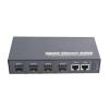 WSOLDMA Gigabit SFP Media Converter - 4 SFP to 2 RJ45 Transceiver, 10/100/1000M Fiber Optic Switch with 3KM/20KM LC/SC SFP Module (1PCS & LC 3KM Kit) view 3