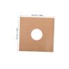OFFIGAM 5pcs Vinyl Record Album Covers Protective Sleeves Kraft Paper Storage Cases Matte for Collectors view 2