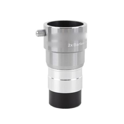 1.25 Inches 2X Barlow Extender Mirror Eyepiece Telescope Accessories Getting Started