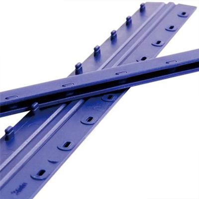 Consumable Parts of The Binding Machine - 10-Hole Folder 3/5 7.5/10 12.5/15 17.5 20mm Black Blue White Clip, Suitable for Office School documents,White,3mm (Black 15mm)