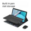 Computer Protective Case Stand, for Galaxy Tab S7S8S9FE Tablet Case, Wireless Keyboard Holster, with TPU + ABS Anti-Fall, Wear-Resistant, Material 3 pcs. (for Tab S9/FE Pink) view 4