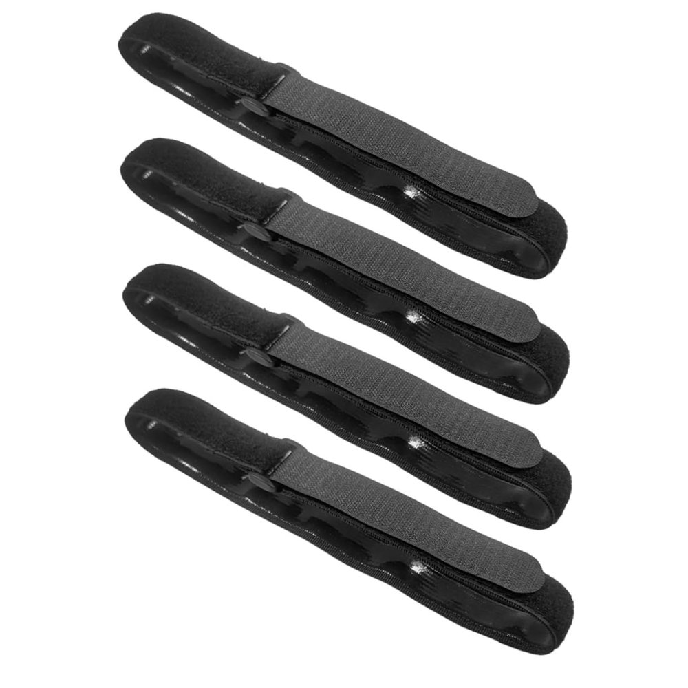 Yardwe 4Pcs Bike Wheel Fixing Straps Nonslip Bundling Belts Strong Adhesive Adjustable Fastening Cable Straps for Securely Holding Bicycle Tires During Travel