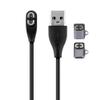 Charging Cable for Shokz Openrun/Openrun Pro/Opencomm/OpenRun Mini & Aftershokz Headphones Aeropex AS800 with USB C Adapter, 3.3ft USB Magnetic Charger Cord for Shokz Bone Conduction Headphones view 1