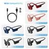 Charging Cable for Shokz Openrun/Openrun Pro/Opencomm/OpenRun Mini & Aftershokz Headphones Aeropex AS800 with USB C Adapter, 3.3ft USB Magnetic Charger Cord for Shokz Bone Conduction Headphones view 4