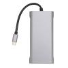 11 in 1 USB C Hub, Multiport Adapter with 4xUSB3.0, HD 4K VGA, RJ45 Ethernet, PD Charging, 3.5mm Sound, Memory Card Reader Deep Sky Gray Aluminum Alloy Docking Station view 2