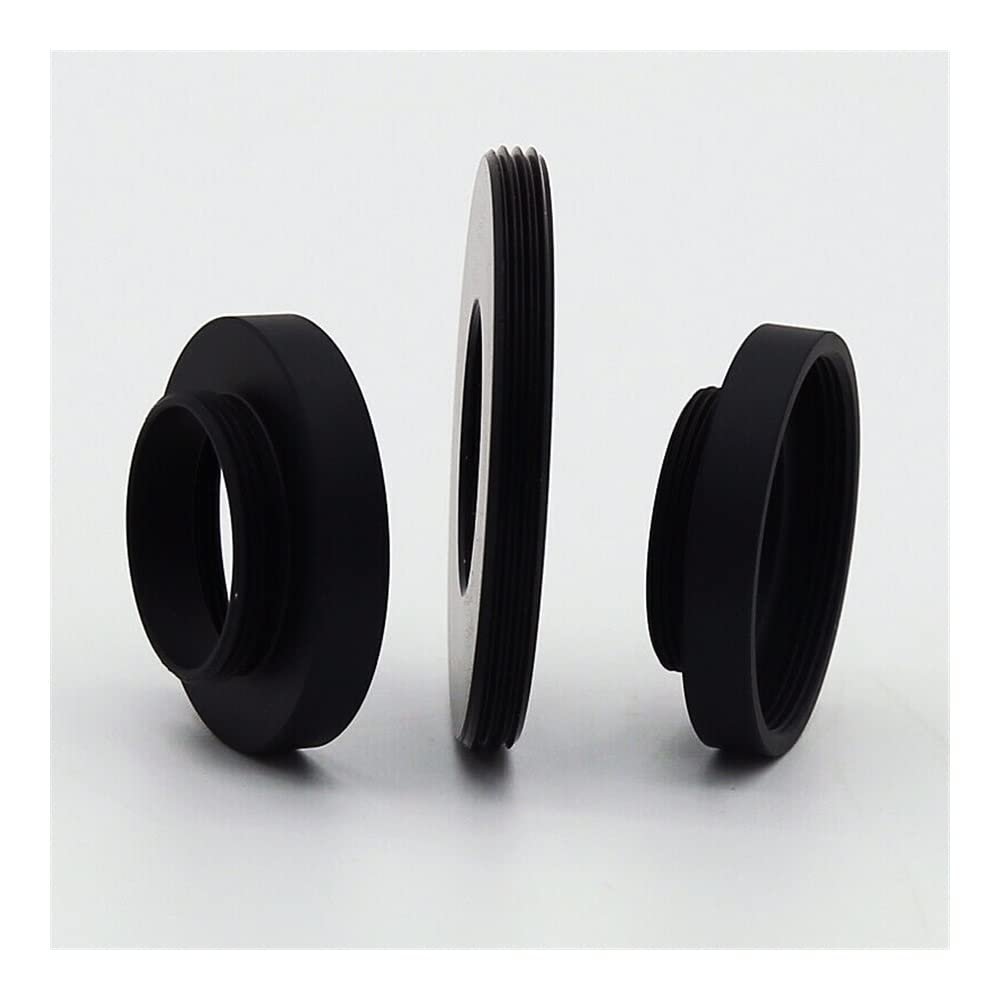 Microscope Kit M25 M26 M27 M42 RMS Thread Adapter Rings Objective Lens Converter Camera Adapters for Microscope, Various Objective Lens Adapter Microscope Lens Adapters(CS to RMS)