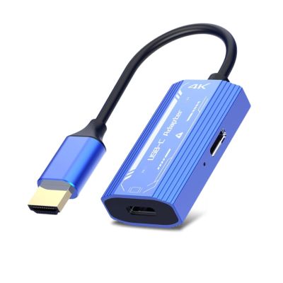 Yoidesu HDMI to USB C Adapter 4K @ 60Hz, Bidirectional HDMI to Type C Converter, PD 100W USB C Female to HDMI Male Adapter for Air 2 Pro for Air 2s XR AR Glasses for Switch