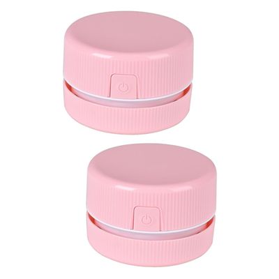 ARTIBETTER 2pcs Portable Handheld Vacuum Cleaner for Desktop and Car Mini Cordless Crumb Sweeper for Use Compact and Stylish Design for Quick Cleanups