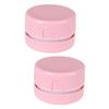 ARTIBETTER 2pcs Portable Handheld Vacuum Cleaner for Desktop and Car Mini Cordless Crumb Sweeper for Use Compact and Stylish Design for Quick Cleanups view 1