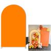 Here Comes The Son Boho Orange Sunrise Arch Backdrop Cover for Boy Baby Shower Birthday Party Decoration,Neutral Chiara Arched Rainbow Background (GX-285,2.2x5ft(67x150cm)) view 1