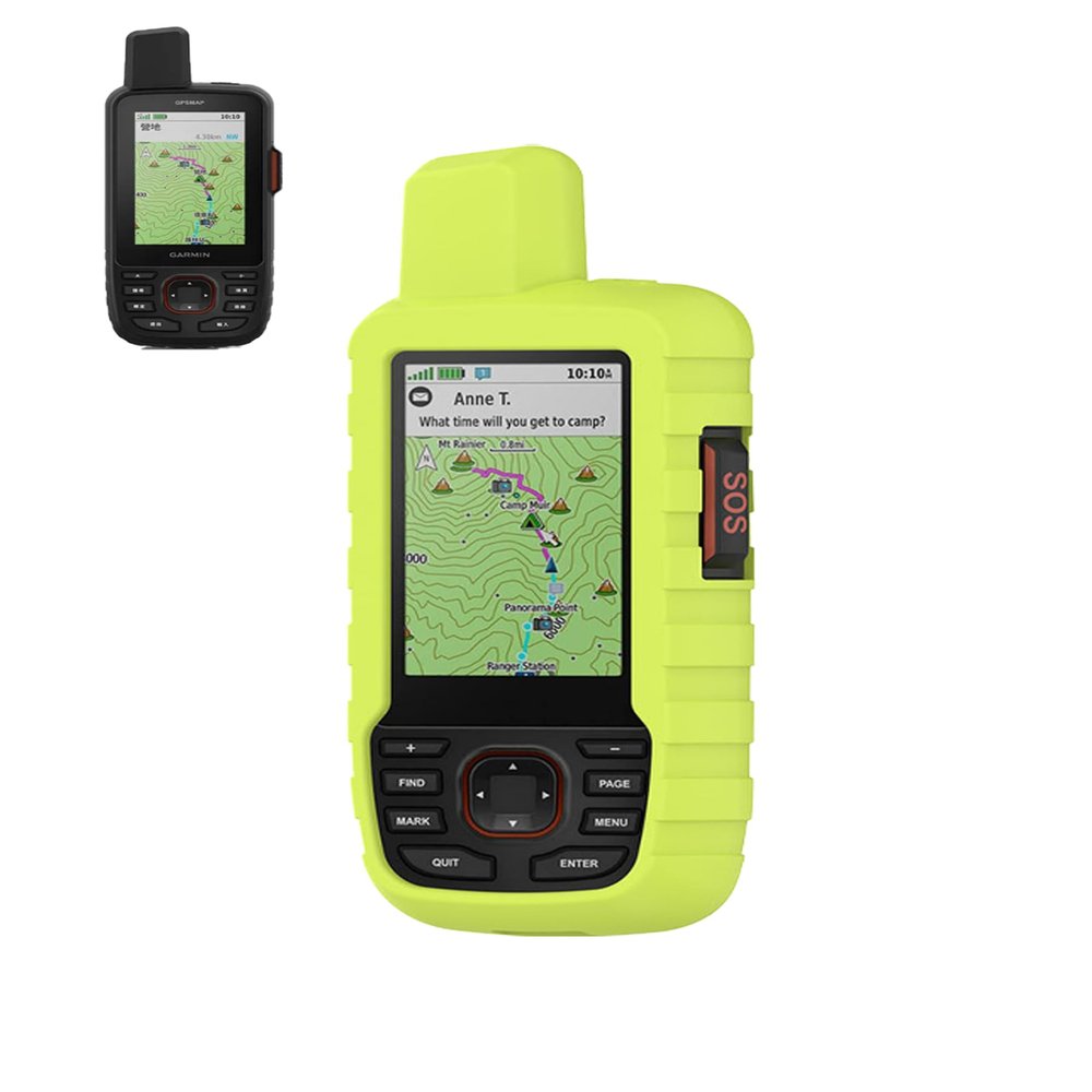 Case for Garmin GPSMAP 67i/66i, Sillence Material,Shock-Absorbing and Anti Drop Protection Soft Shell,Green.