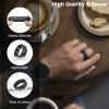 10 Pack Ring Cover for Oura Ring Gen 4/3, Silicone Protector for ULTRAHUMAN Ring AIR Working Out Accessories Men Women (2 Black/2 Clear/2 NightBlue/White/Teal/Purple/Pink, S (6/7/8/9/10/11)) view 4
