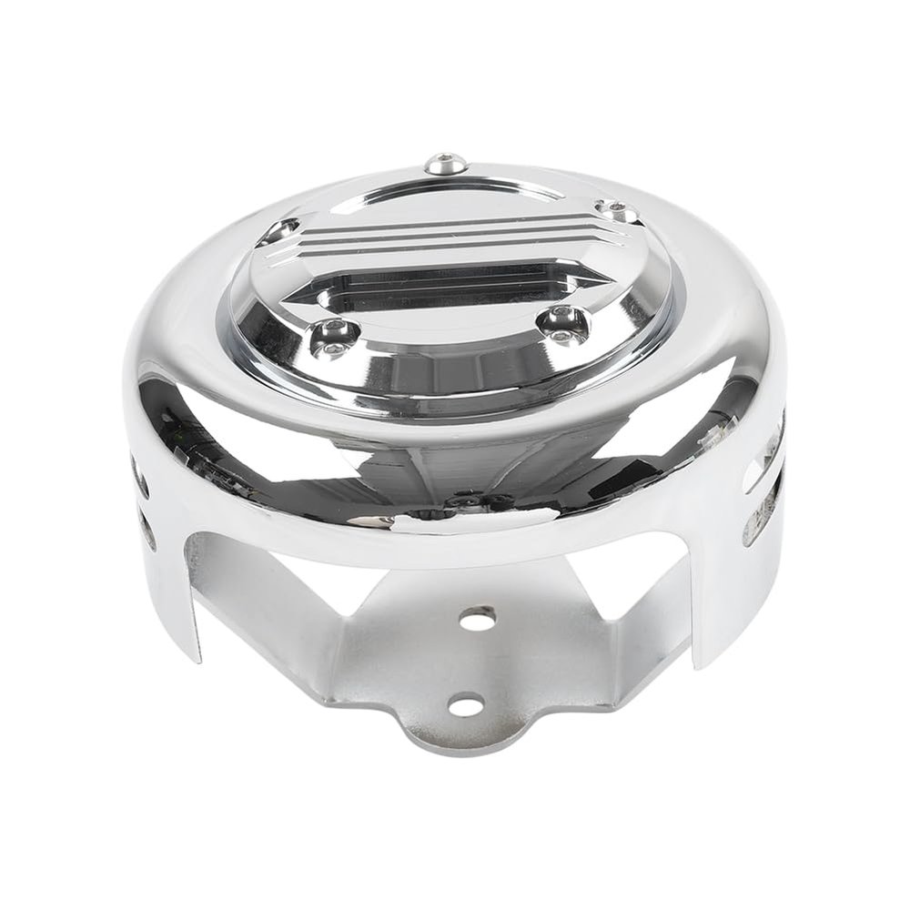 GZYF 5 Hole Point Cover Horn Cover Chrome Iron & Aluminum for Harley for Softail FXST for Touring FLHT Dyna XL 1 Pc