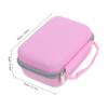 LOORGVEL EVA Camera Bag for Kids Portable Digital Camera Storage Case Shockproof Carrying Pouch for Mini Label Printer Travel-Friendly and Scratch-Resistant Rosy view 2