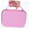LOORGVEL EVA Camera Bag for Kids Portable Digital Camera Storage Case Shockproof Carrying Pouch for Mini Label Printer Travel-Friendly and Scratch-Resistant Rosy view 3