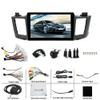 4+64G Double Din Car Stereo Radio for Toyota RAV4 2013 2013 2014 2015 2016 2017 2018, 10" Touch Screen Car Radio with Wireless Carplay Android Auto Radio GPS Navigation with Backup Camera WiFi SWC view 2