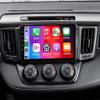 4+64G Double Din Car Stereo Radio for Toyota RAV4 2013 2013 2014 2015 2016 2017 2018, 10" Touch Screen Car Radio with Wireless Carplay Android Auto Radio GPS Navigation with Backup Camera WiFi SWC view 3