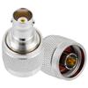 POBADY 2PCS N Male to BNC Female RF Coaxial Adapter 50 Ohm N to BNC Antenna Adapter for Radio Antenna Extension Cable view 1