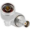 POBADY 2PCS N Male to BNC Female RF Coaxial Adapter 50 Ohm N to BNC Antenna Adapter for Radio Antenna Extension Cable view 2