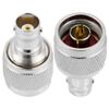 POBADY 2PCS N Male to BNC Female RF Coaxial Adapter 50 Ohm N to BNC Antenna Adapter for Radio Antenna Extension Cable view 4