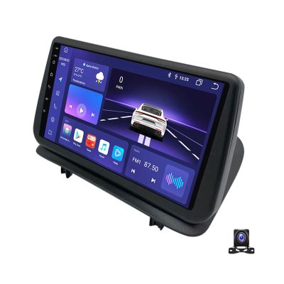 9 Inch Touch Screen Car Stereo with Navigation Compatible with Renault Clio 3 2006~2017 Android Car Radio Compatible with Carplay Android Auto Radio FM RDS DSP SWC 4G,M600S 6G+128G