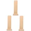 Alipis 3pcs Wooden Temple Tablet Frame for Ancestral Memorial Chinese Altar Decor Memorial Wall Plate Haunted House Prop Crafted from Wood view 1