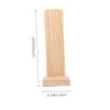 Alipis 3pcs Wooden Temple Tablet Frame for Ancestral Memorial Chinese Altar Decor Memorial Wall Plate Haunted House Prop Crafted from Wood view 2