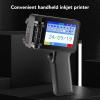 Asixxsix Handheld Inkjet Printer Gun, 600DPI Small Portable Inkjet Printer with HD LED 4.3in Touch Screen for Text Logo QR Code Barcode Batch Number, Printing Height Adjustable view 2