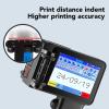 Asixxsix Handheld Inkjet Printer Gun, 600DPI Small Portable Inkjet Printer with HD LED 4.3in Touch Screen for Text Logo QR Code Barcode Batch Number, Printing Height Adjustable view 3