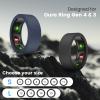 MAKCPOIMER 10 Pack Ring Cover for Oura Ring Gen 4/3, Silicone Protector for ULTRAHUMAN Ring AIR Working Out Accessories Men Women (2 Black/2 White/2 Nightblue/2 Pink/2 Teal, L (12/13/14/15)) view 2