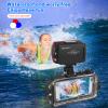 JatureClets Diving Led Video Light, SL-21 Diving Light Compatible with Gopro, 130FT/40M Waterproof White Red Blue Flashlight, 3500LM Underwater Camera Filling Lights with Ball Head YS Adapter view 2